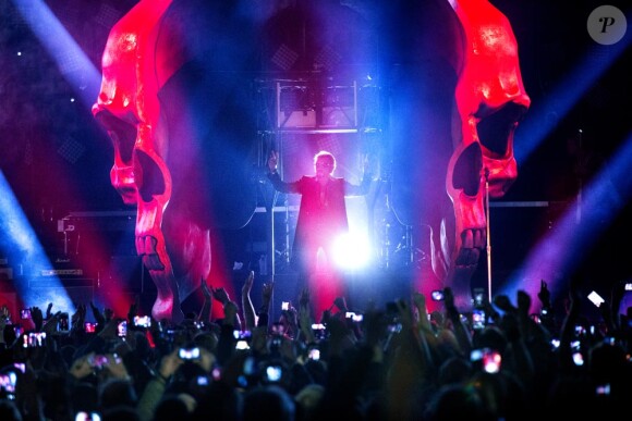 Johnny Hallyday en concert à Bruxelles le 26 mars 2016