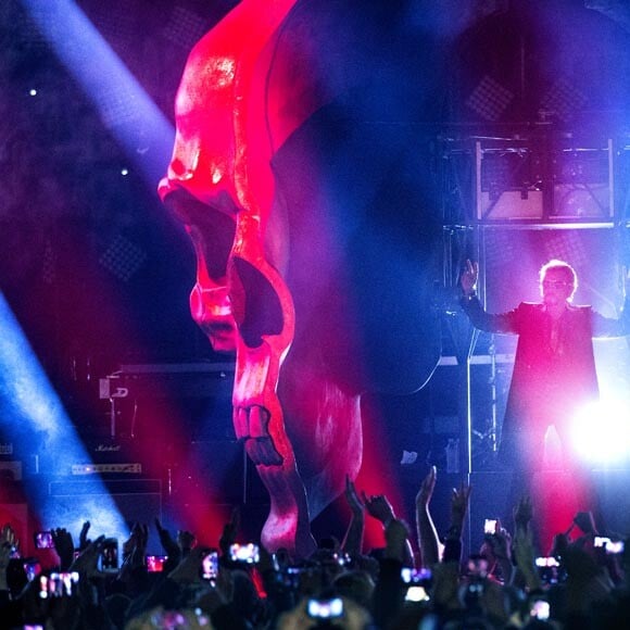 Johnny Hallyday en concert à Bruxelles le 26 mars 2016