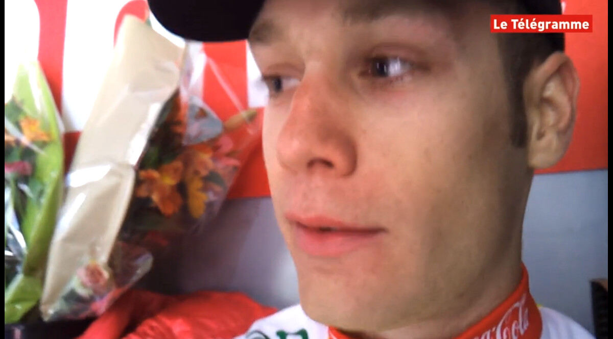 Vidéo Antoine Demoitié après sa victoire sur le Tour du Finistère
