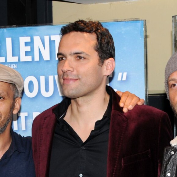 Sami Boujila, Nordine Bentoumi et Franck Gastambide - Avant-première du film Good Luck Algeria à Paris le 29 mars 2016