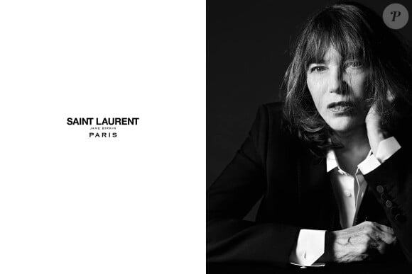 Jane Birkin, nouvelle égérie pour la maison Saint-Laurent Paris