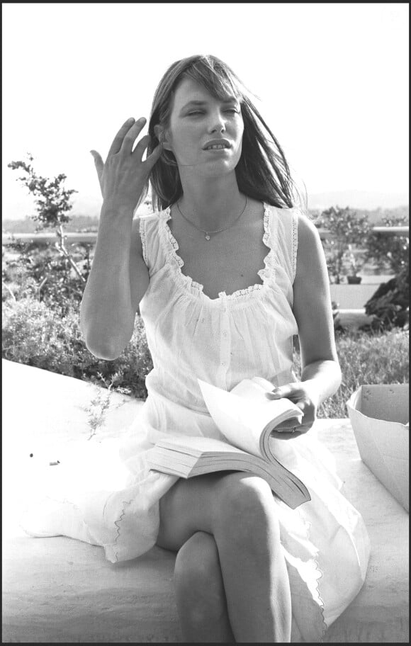 Jane Birkin à Nice en 1972