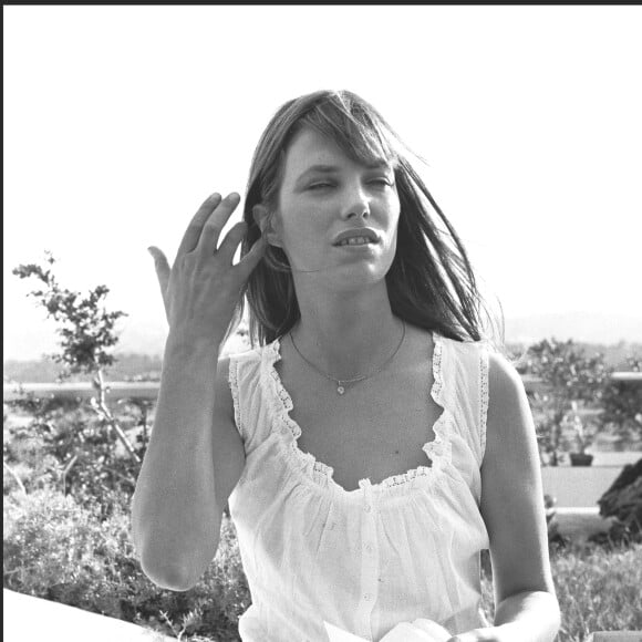 Jane Birkin à Nice en 1972