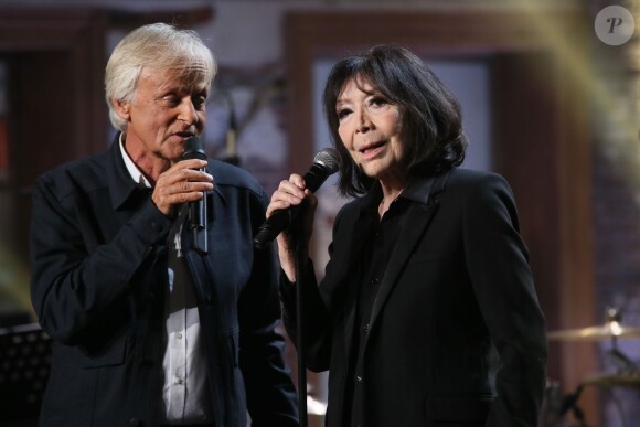 Exclusif - Juliette Gréco dans l'émission Du côté de chez Dave, enregistrée le 15 septembre 2015 et diffusée le 4 octobre sur France 3.