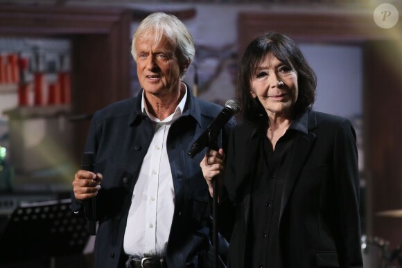 Exclusif - Juliette Gréco dans l'émission Du côté de chez Dave, enregistrée le 15 septembre 2015 et diffusée le 4 octobre sur France 3.