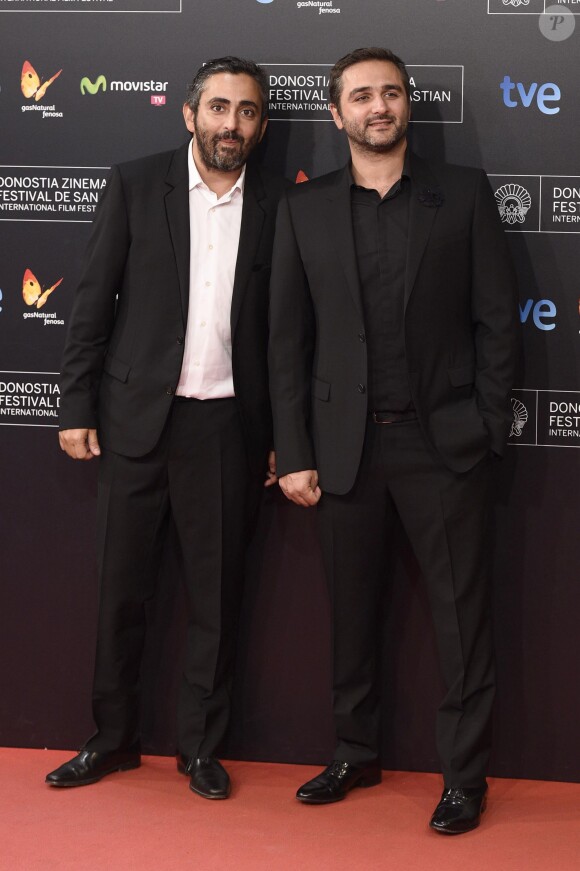 Olivier Nakache et Eric Toledano - Arrivées à la cérémonie de clôture du 62e festival du film de San Sebastian le 27 septembre 2014