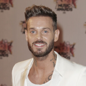 M. Pokora sur le tapis rouge des NRJ Music Awards 2016, le 7 novembre 2015