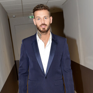 M. Pokora aux répétitions du concert événement "Bercy fête ses 30 ans", à l'AccorHotels Arena à Paris, le 3 décembre 2015
