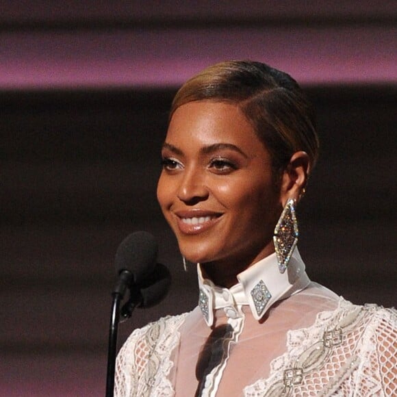 Beyoncé aux 58e Grammy Awards au Staples Center. Los Angeles, le 15 février 2016.