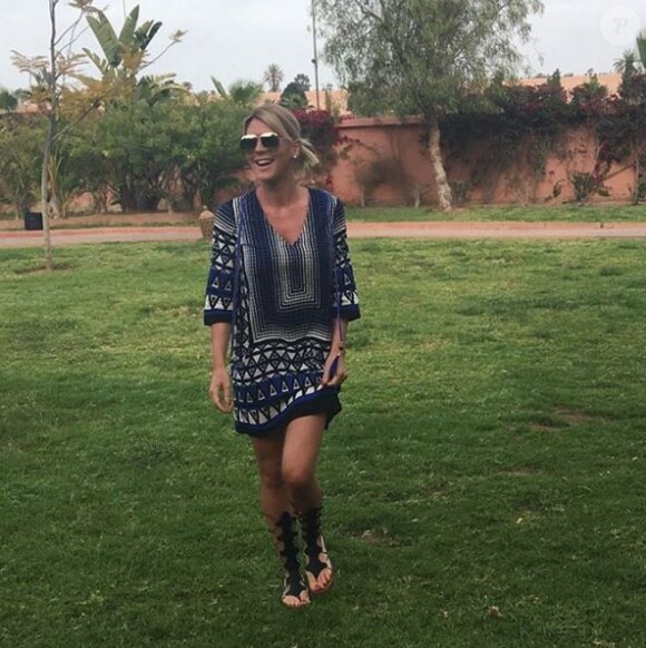 Amélie Neten à Marrakech, le 2 avril 2016