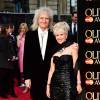 Brian May et Anita Dobson lors des Olivier Awards 2016 au The Royal Opera House, Londres, le 3 avril 2016.