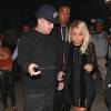 Rob Kardashian et Blac Chyna arrivent au club de striptease Ace of Diamonds L.A à West Hollywood. Le 4 avril 2016.