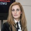 Sveva Alviti à une conférence de presse pour le film Dalida réalisé par Lisa Azuelos, à Sanremo, le 5 avril 2016.
