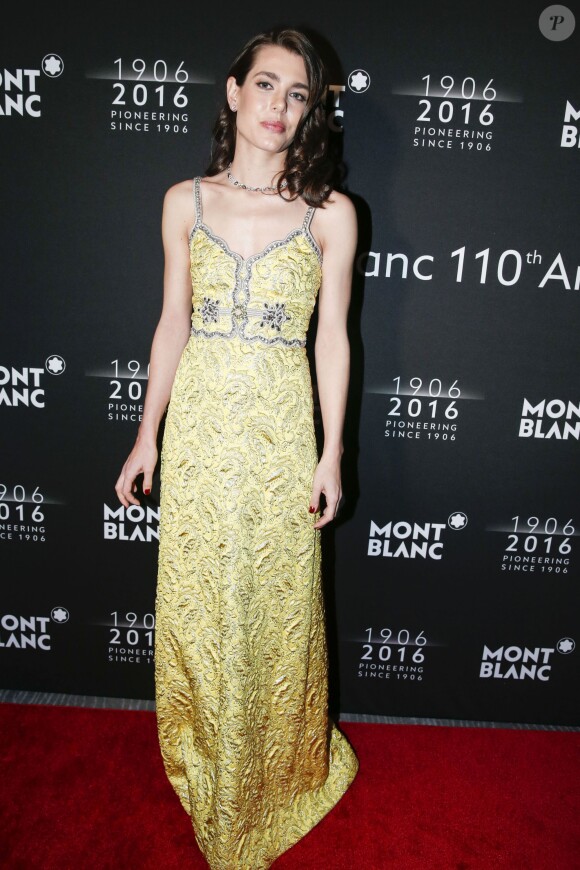 Charlotte Casiraghi - Soirée du 110e anniversaire de Montblanc à New York le 5 avril 2016. © Olivier Borde/Bestimage