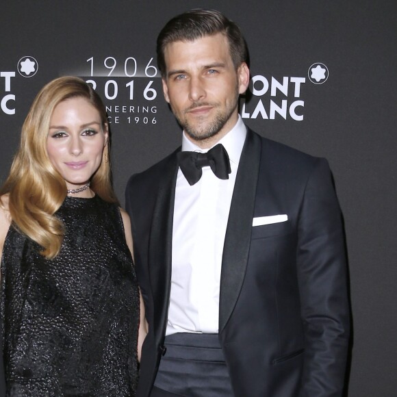 Olivia Palermo et son mari Johannes Huebl - Soirée du 110ème anniversaire de Montblanc à New York le 5 avril 2016.