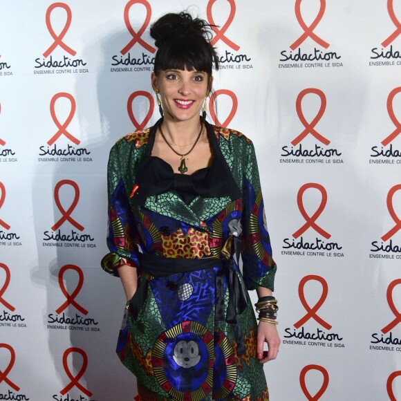 Erika Moulet - Soirée de lancement du Sidaction 2016 au Musée du Quai Branly à Paris le 7 mars 2016. © Giancarlo Gorassini/Bestimage