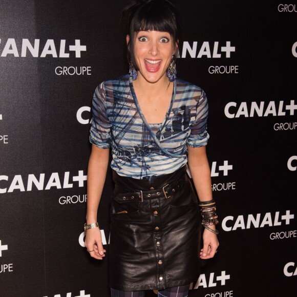 Erika Moulet - Soirée des animateurs du Groupe Canal+ au Manko à Paris. Le 3 février 2016