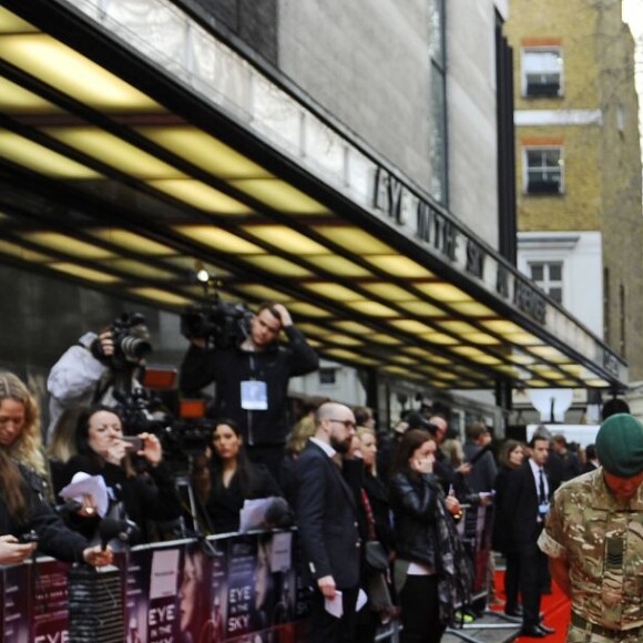 Helen Mirren à l'avant-première de "Eye In The Sky" à Londres, le 11 avril 2016.