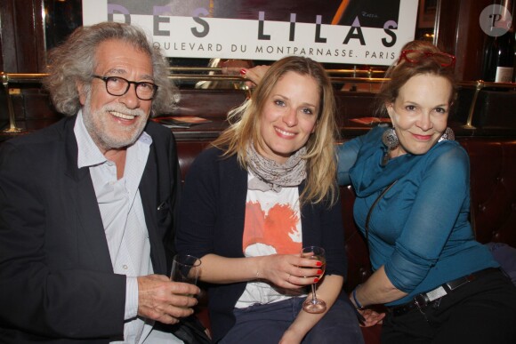 Marc Esposito, Julie Bernard, guest - Prix de la Closerie des Lilas 2016 à Paris, le 12 avril 2016/ © Baldini/Bestimage