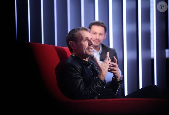 Exclusif - Enregistrement le 25 mars de l'émission "Le Divan" présentée par Marc-Olivier Fogiel avec Lambert Wilson en invité, qui sera diffusée le 12 avril sur France 3. © Dominique Jacovides / Bestimage