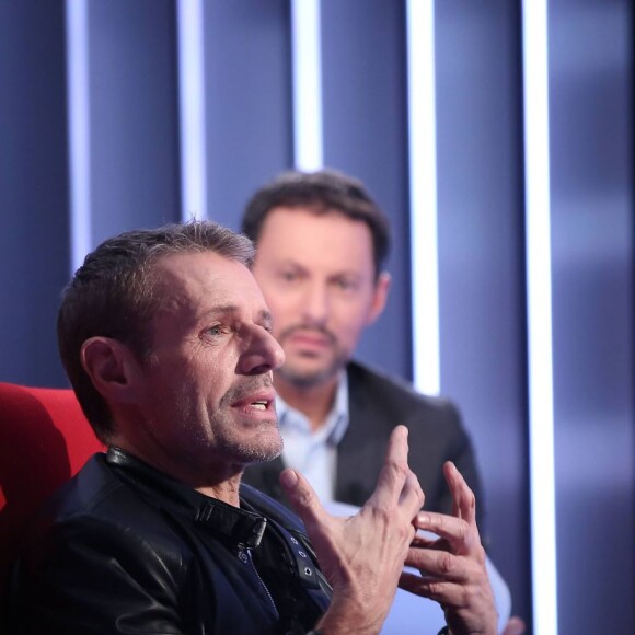 Exclusif - Enregistrement le 25 mars de l'émission "Le Divan" présentée par Marc-Olivier Fogiel avec Lambert Wilson en invité, qui sera diffusée le 12 avril sur France 3. © Dominique Jacovides / Bestimage