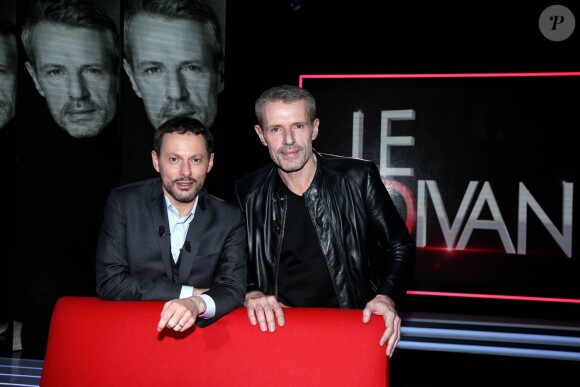 Exclusif - Enregistrement le 25 mars de l'émission "Le Divan" présentée par Marc-Olivier Fogiel avec Lambert Wilson en invité, qui sera diffusée le 12 avril sur France 3. © Dominique Jacovides / Bestimage