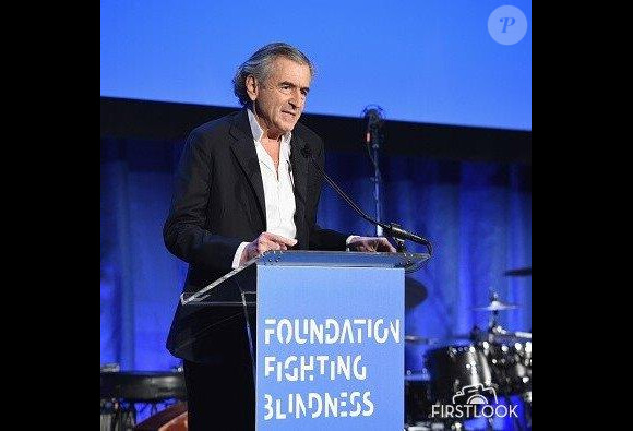 Bernard-Henri Lévy -Gala de la Fondation Fighting Blindness (qui comme son nom l'indique, soutient massivement la recherche scientifique sur la cécité et les moyens de la combattre) chez Cipriani à New York le 12 avril 2016