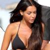 Nabilla et Shauna Sand sur le tournage d'Hollywood Girls 3, à Venice Beach, le 16 août 2013