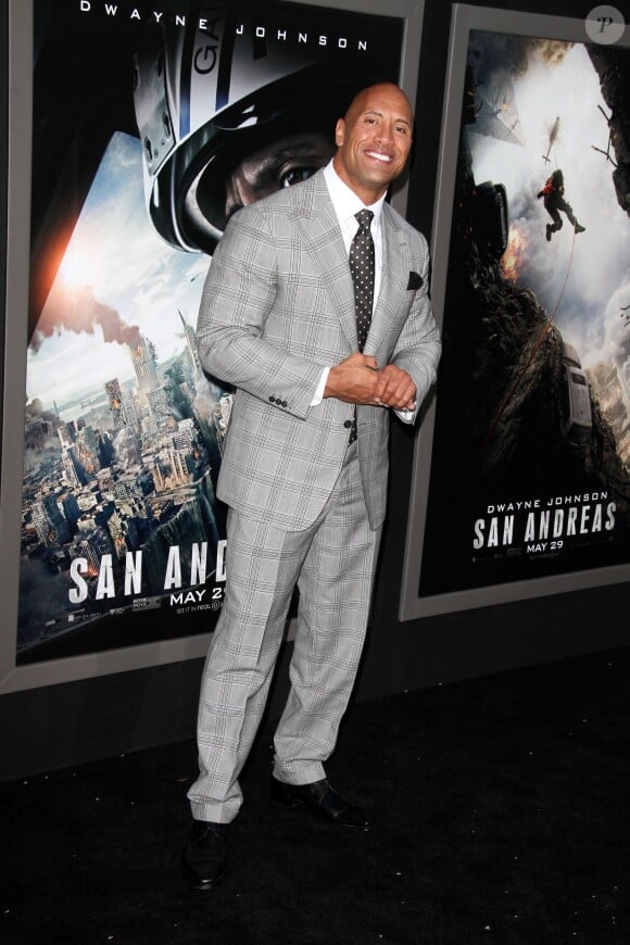Dwayne Johnson à la Première du film "San Andreas" à Los Angeles le 26 mai 2015.