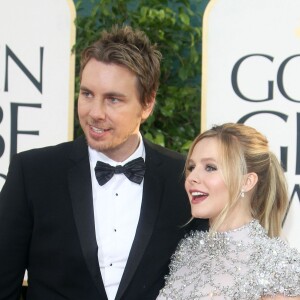 Dax Shepard et Kristen Bell à l a 70e soiree des Golden Globes à Beverly Hills le 13 janvier 2013