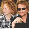 Johnny Hallyday et sa femme Laeticia Hallyday à Paris en 1997