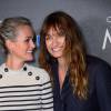 Laeticia Hallyday et Caroline de Maigret - Avant-première du film "Mon Roi" au cinéma Gaumont Capucines à Paris, le 12 octobre 2015.