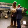 Le prince William lors de sa visite des coulisses du tournage de Star Wars des studios Pinewood le 19 avril 2016.