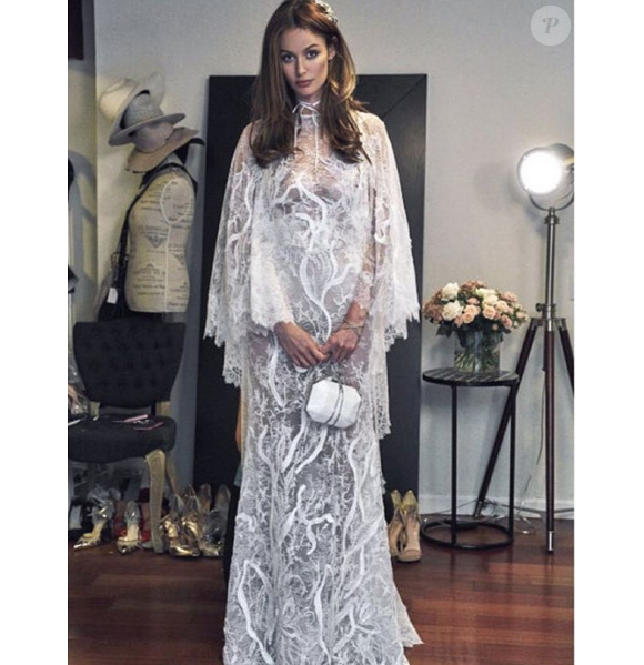 Nicole Trunfio, prête pour la réception de son mariage ! Photo publiée le 20 avril 2016.