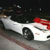 Kylie Jenner fête ses 18 ans avec sa famille et ses amis à West Hollywood, le 9 août 2015. La soirée d'anniversaire a débuté au The Nice Guy pour aller se terminer au Bootsy Bellows où son compagnon le rappeur Tyga lui a fait la surprise de lui offrir une voiture de la marque Ferrari d'une valeur de 320 000 dollars.