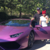 Blac Chyna a publié une photo de sa nouvelle voiture, offerte par son fiancé Rob Kardashian, sur sa page Instagram, le 20 avril 2016