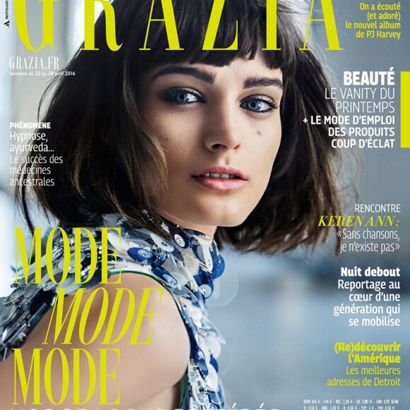 Mazarine Pingeot en interview dans le magazine "Grazia", en kiosque le 22 avril 2016