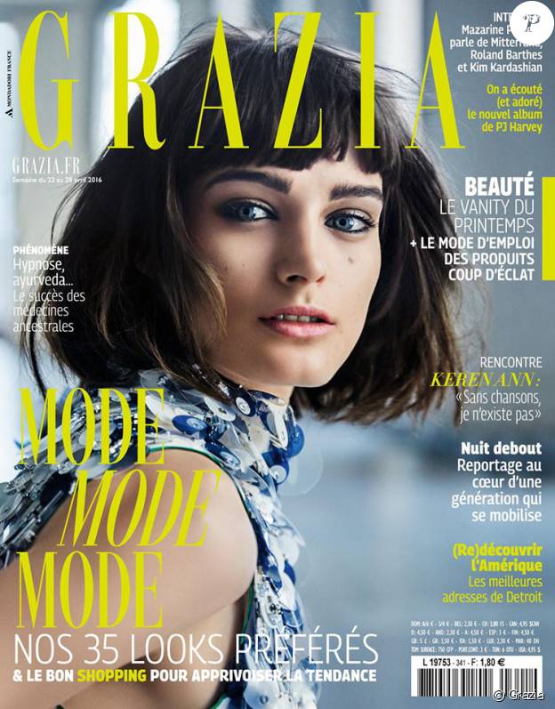 Mazarine Pingeot en interview dans le magazine "Grazia", en kiosque le 22 avril 2016