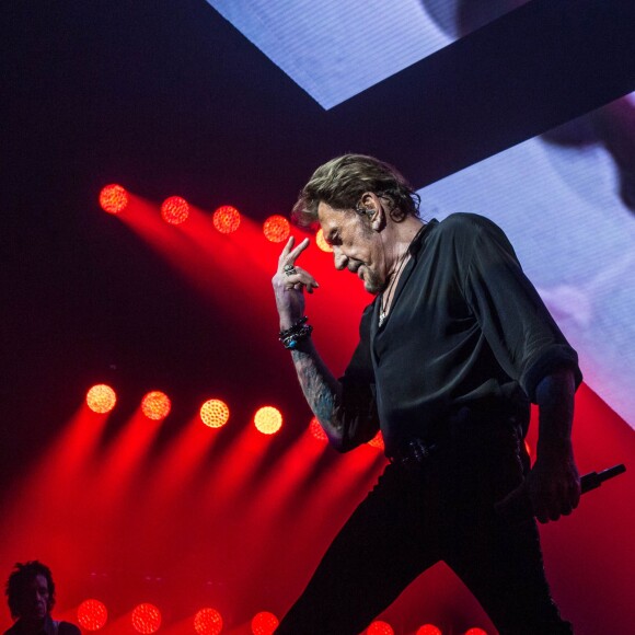 Exclusif - Johnny Hallyday en concert sur sa tournée Restez Vivant © Cyril Moreau / Bestimage