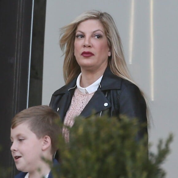 Tori Spelling à Paris, le 19 avril 2016