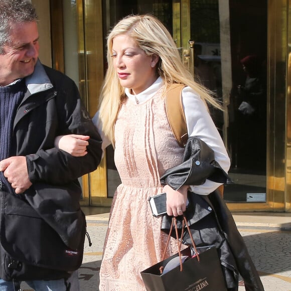 Tori Spelling à Paris, le 19 avril 2016