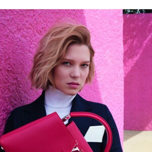 L'actrice Léa Seydoux apparaît sur la nouvelle campagne publicitaire de Louis Vuitton. Photo par Patrick Demarchelier.