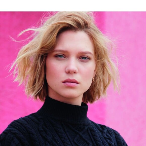 Léa Seydoux, visage de la nouvelle campagne publicitaire de Louis Vuitton. Photo par Patrick Demarchelier.