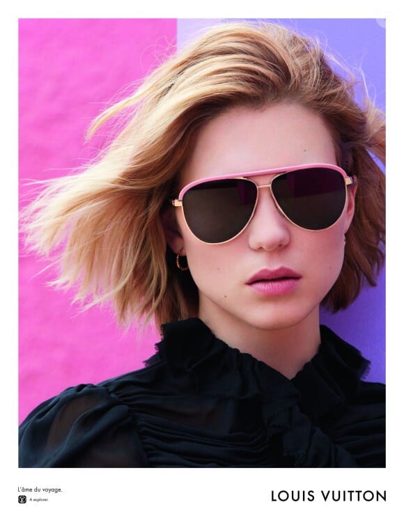 Léa Seydoux apparaît sur la nouvelle campagne publicitaire de Louis Vuitton.