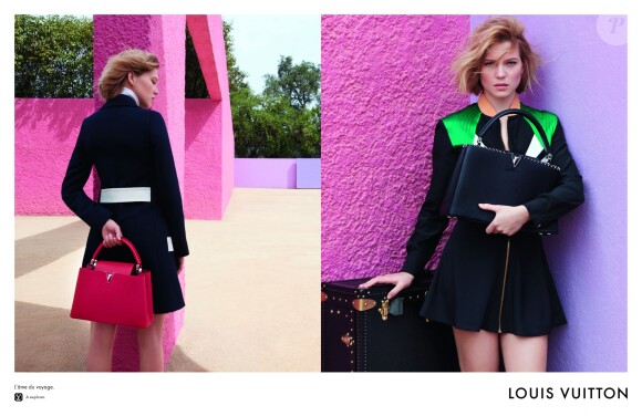 Léa Seydoux apparaît sur la nouvelle campagne publicitaire de Louis Vuitton. Photo par Patrick Demarchelier.