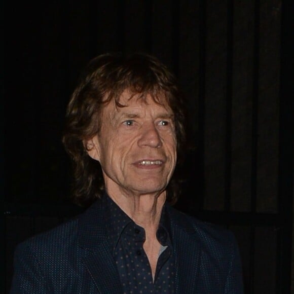 - Exclusif - Mick Jagger à la sortie de l'after party de U2 à Londres, le 30 novembre 2015