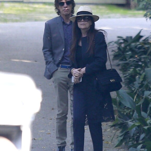 Mick Jagger à la Soirée "Pré-Oscars" au parc Coldwater Canyon à Beverly Hills. Le 21 février 2015