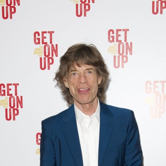 Mick Jagger à la Soirée de la projection du film "Get On Up" à Londres le 14 septembre 2014.