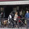 Exclusif - Nabilla Benattia arrive au restaurant/bar " Le Pigalle" à Paris, le 28 avril 2016.