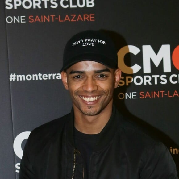 Brahim Zaibat à l'inauguration du CMG Sports Club ONE Saint-Lazare à Paris, le 28 avril 2016